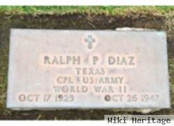 Ralph P Diaz