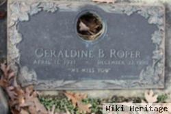 Geraldine B Roper