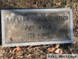 Barbara H Shackleford