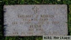 Thomas J Rowan