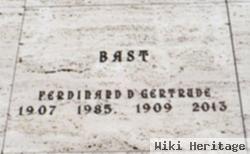 Ferdinand D. "fred" Bast