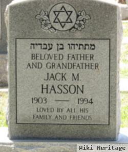 Jack M Hasson