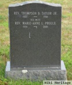 Rev Thompson B. Taylor, Jr