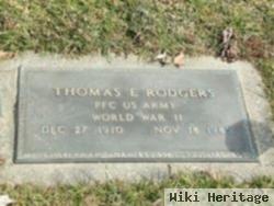 Pfc Thomas E Rodgers