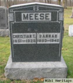 Christian T Meese