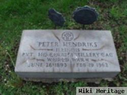 Pvt Peter Hendriks