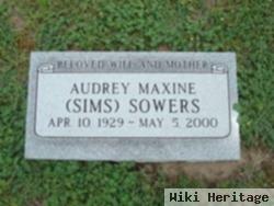 Audrey Maxine Sims Sowers