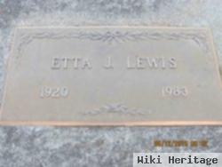 Etta J Lewis