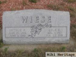 Arthur F Wiese