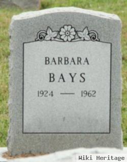 Barbara Bays