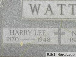 Harry Lee Watts, Sr