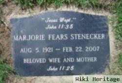 Marjorie Jane Fears Stenecker