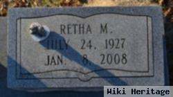 Retha M White