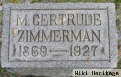 Mary Gertrude Kirkendall Zimmerman