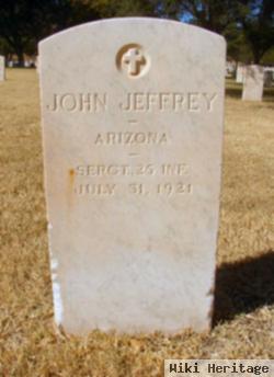 Sgt John Jeffrey