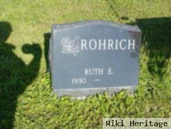 Ruth E. Rohrich