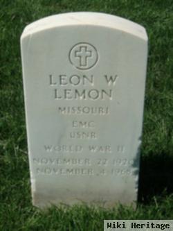 Leon W Lemon