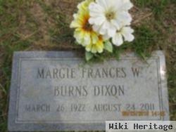Margie Frances Wise Dixon