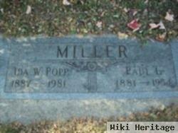 Ida W Popp Miller