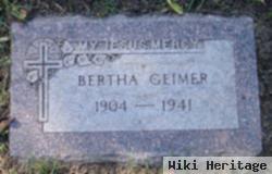 Bertha Belohlavek Geimer