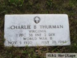 Pfc Charlie B. Thurman