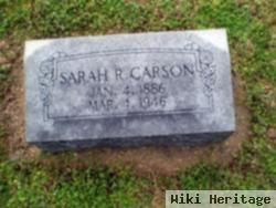 Sarah R Carson