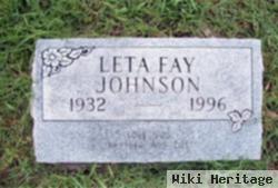 Leta Fay Johnson