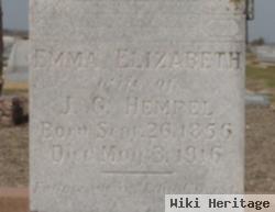 Emma Elizabeth Vogel Hempel