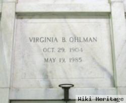 Virginia B. Ohlman
