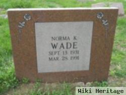 Norma Kay Burman Wade