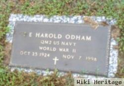 Harold E Odham