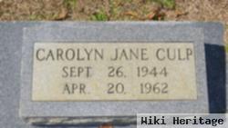 Carolyn Jane Culp