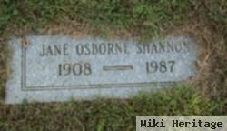 Jane Marion Osborne Shannon