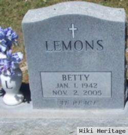 Betty Lemons