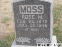 Rose M Moss