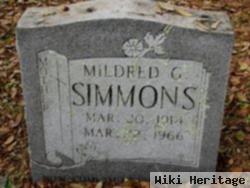 Mildred G. Simmons