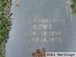 Doris Foreman Rowe