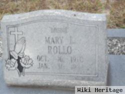 Mary E "bobbie" Rollo