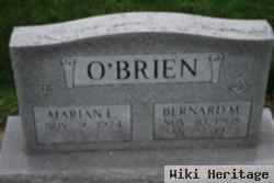 Bernard M O'brien