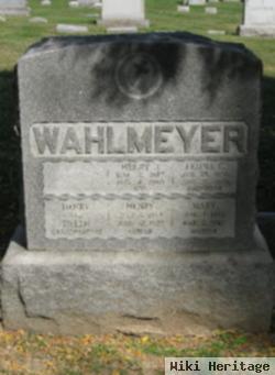 Henry J Wahlmeyer