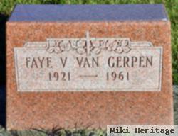 Faye V Vangerpen