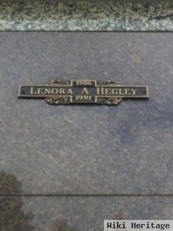 Lenora Alfreda Skellenger Hegley