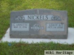 Leroy Allen "nick" Nickels