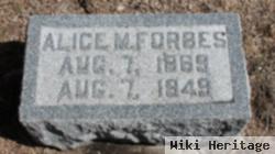 Alice M. Forbes