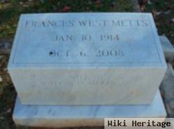 Frances West Metts