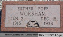 Esther Poff Worsham