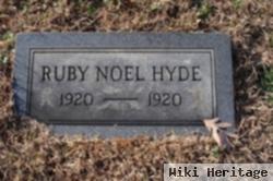 Ruby Noel Hyde