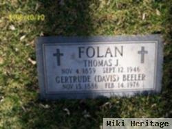 Gertrude M. Davis Folan