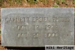 Garnett Ersiel Phibbs