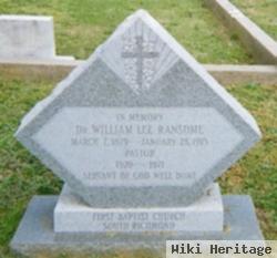 Rev William Lee Ransome